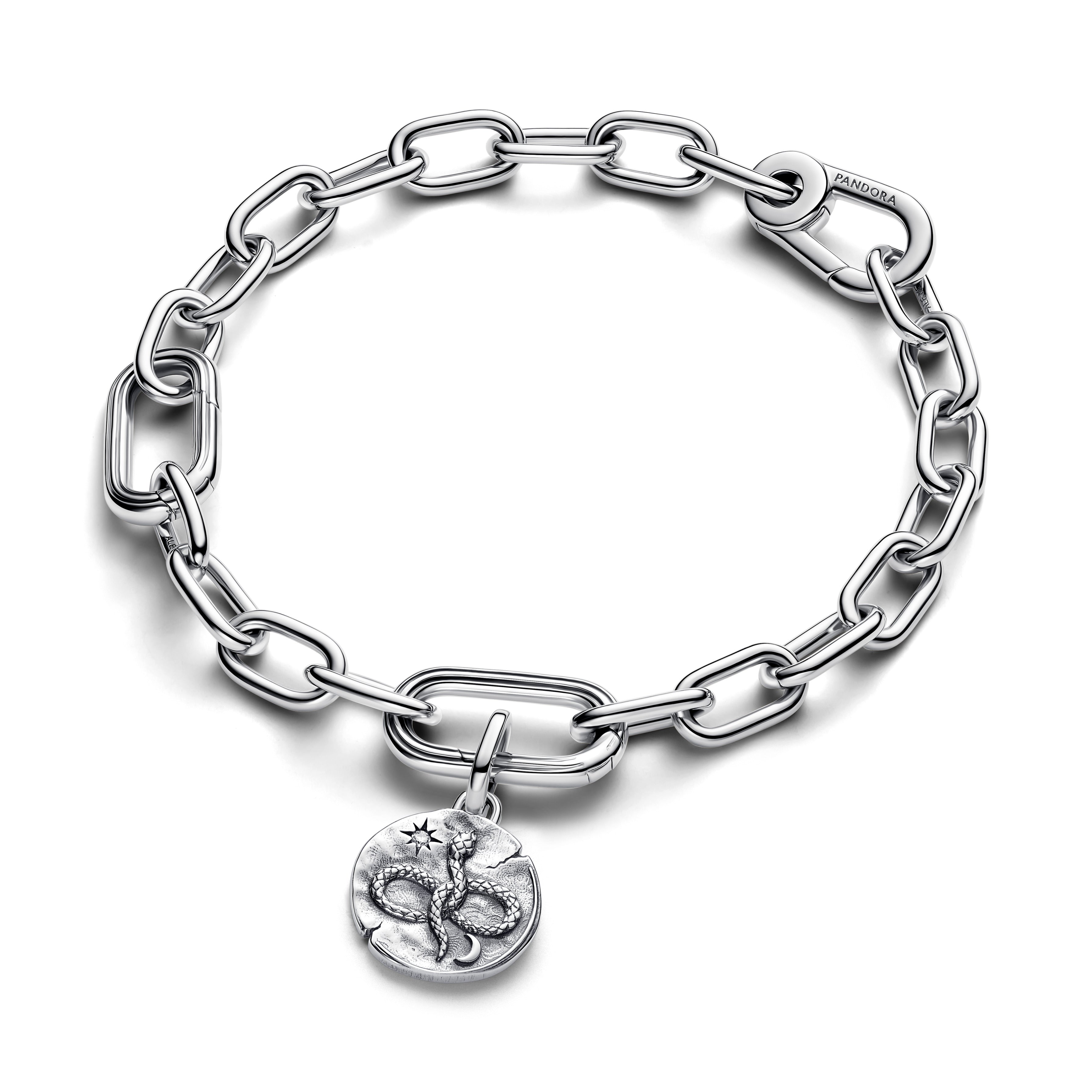 Infinity Snake Medallion Charm